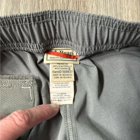 LL Bean Men's Multisport Gray Performance Pants Medium 32” Hiking Outdoors - Picture 7 of 11